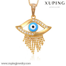 32463-Xuping Spécial Style Pendentif Bijoux Or gros Blue Eye Pendentif